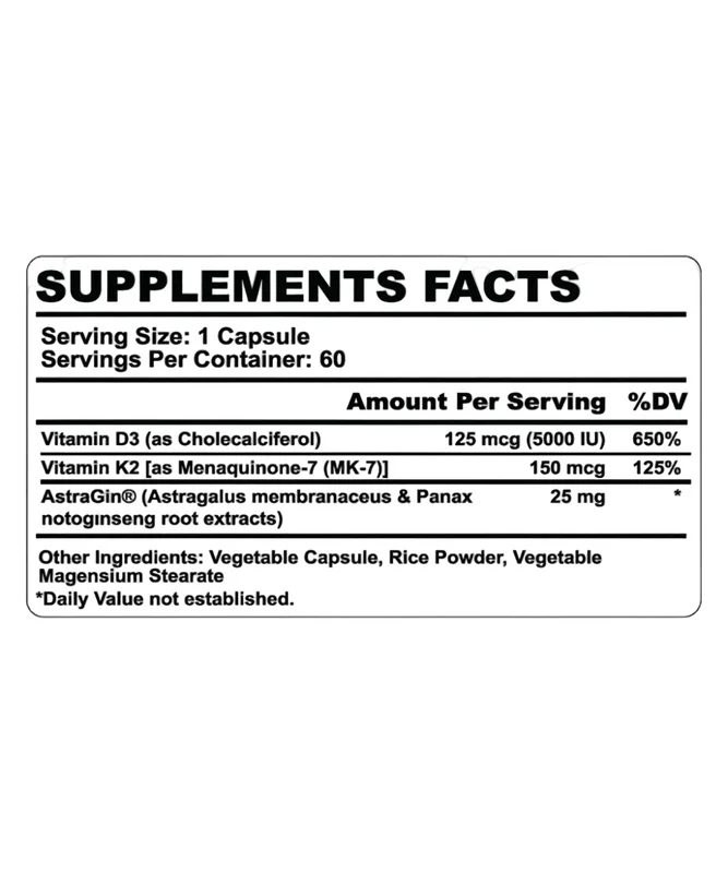 Vitamin D3 + K2