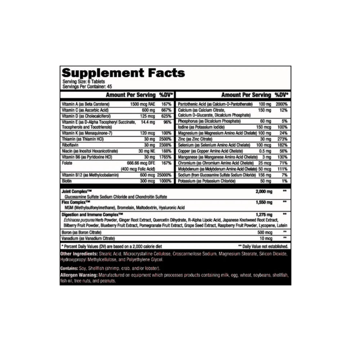 Orange Triad Multi Vitamin
