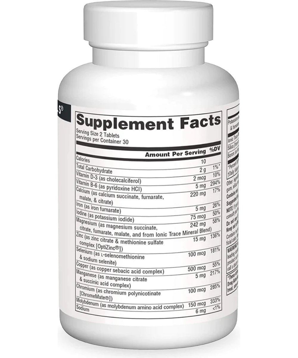 Life Minerals Multi W/ Iron (60 tabs)