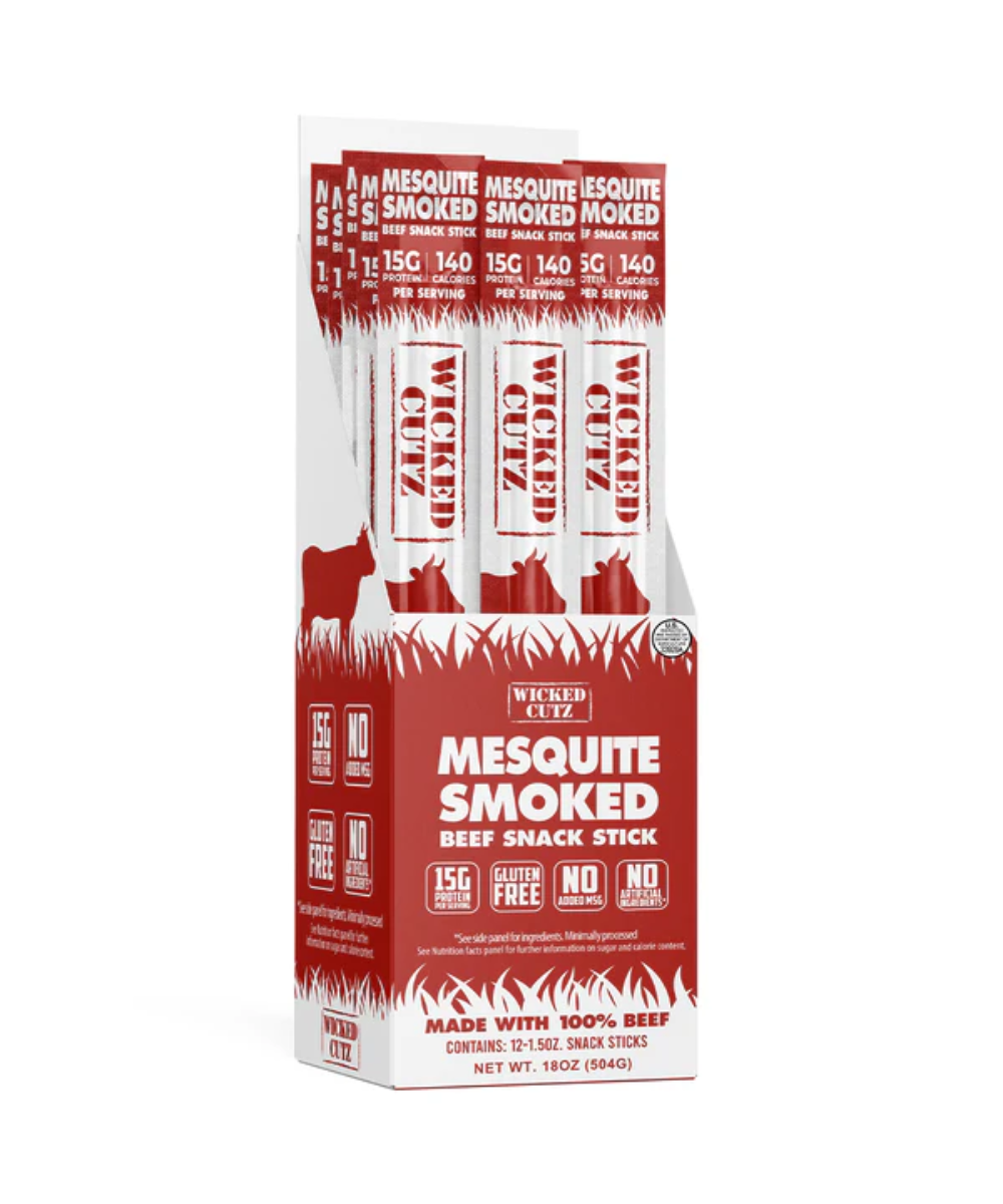 Wicked Cutz Beef Sticks Case/12