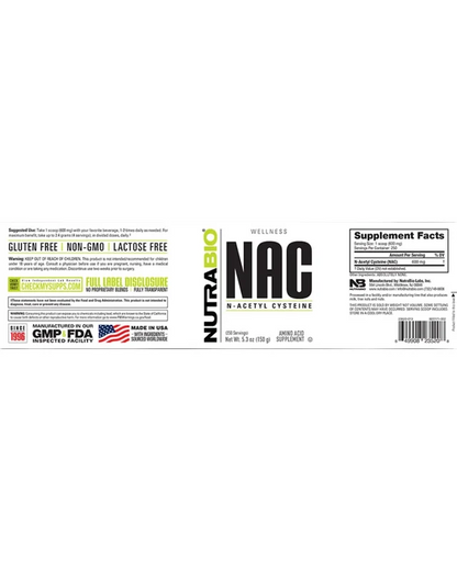 Nutrabio NAC Powder