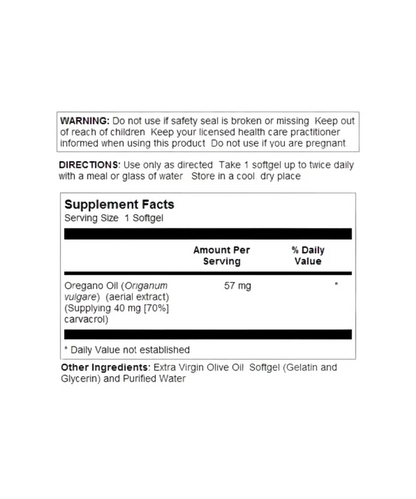 Oregano Oil 57mg