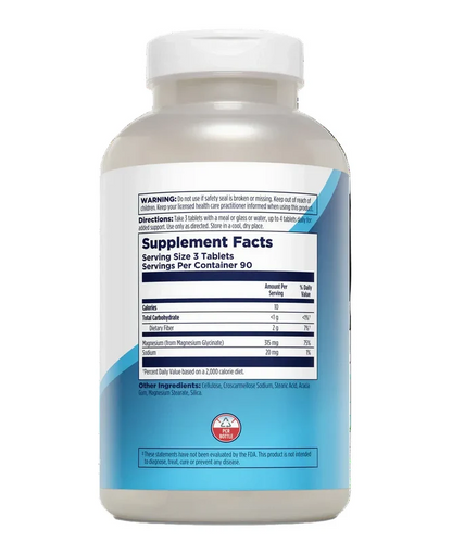 Chelated Magnesium Glycinate 180 Tablets