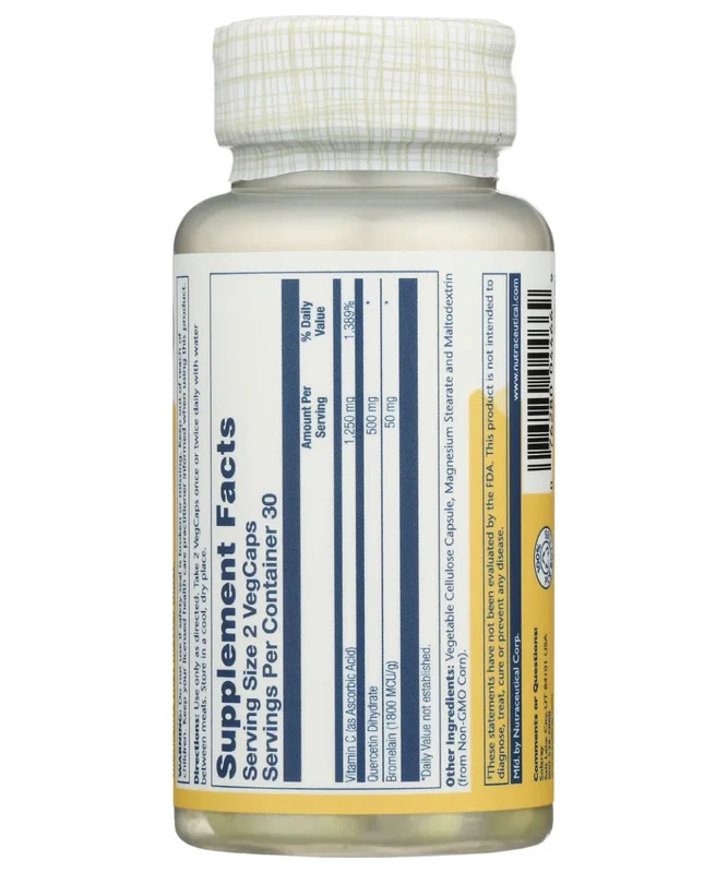Quercetin Bromelain & Vit C