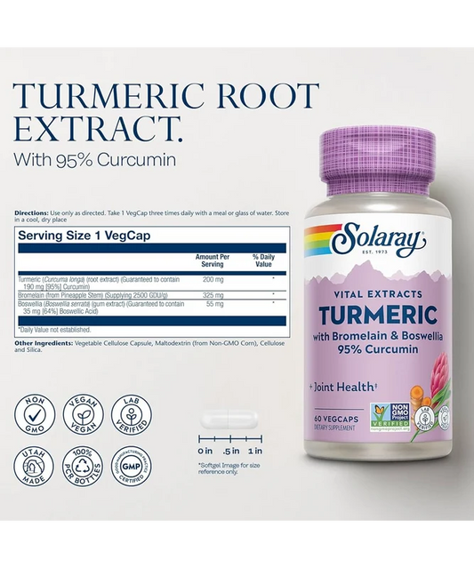 Turmeric w/ Bromelain 200mg