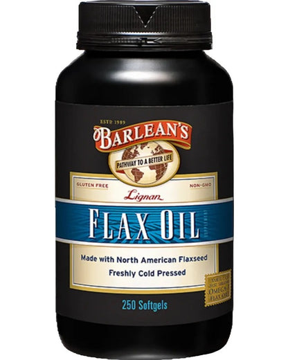 Barlean 250ct high Lignan Flax Caps