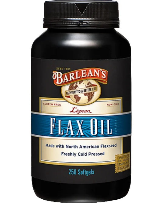 Barlean 250ct high Lignan Flax Caps