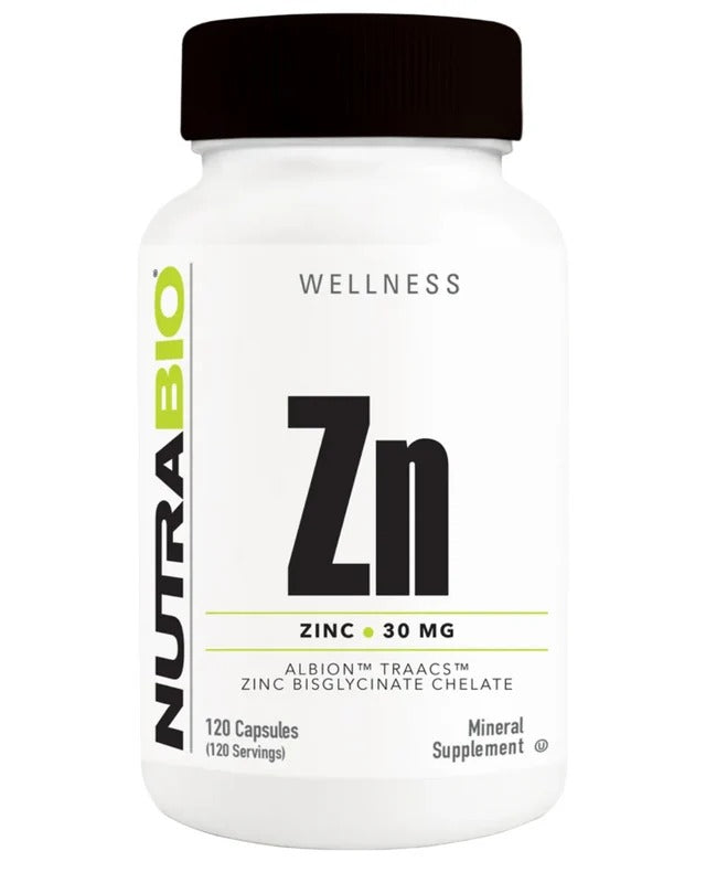 Zinc Chelate  30mg (NutraBio)