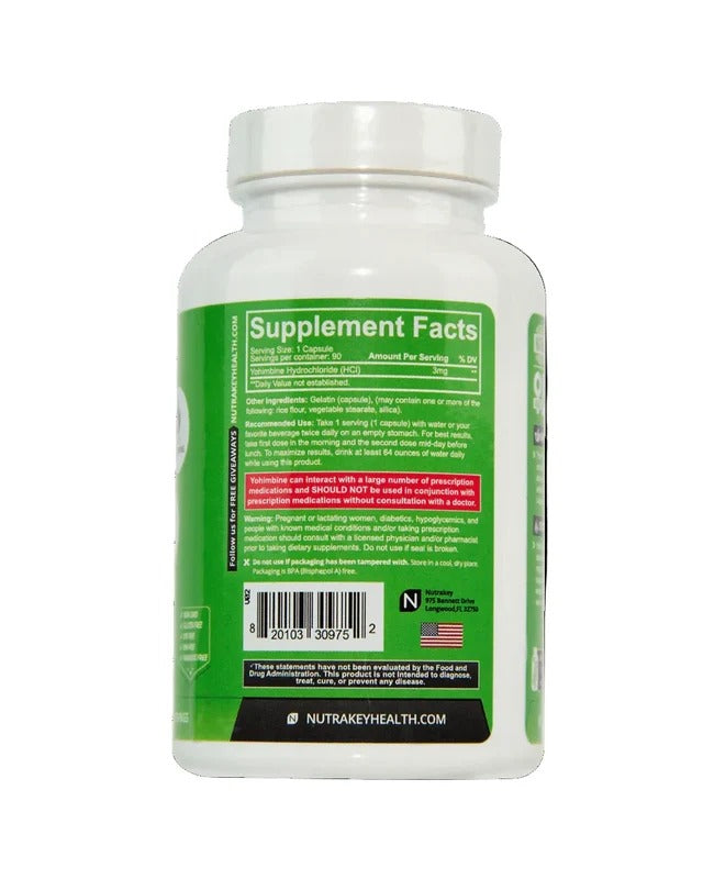 Yohimbine HCL Nutrakey