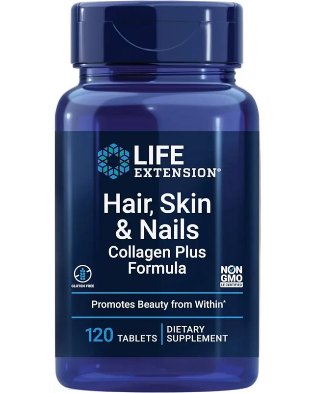Hair, Skin, & Nails Collagen Plus Formula (Life Extension)