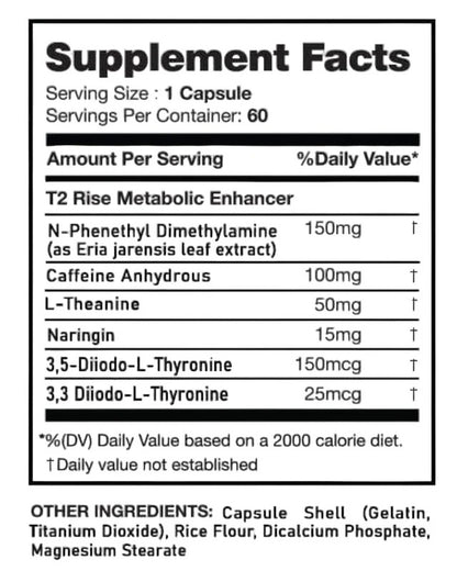 T2-RISE LOW STIMULANT VERSION