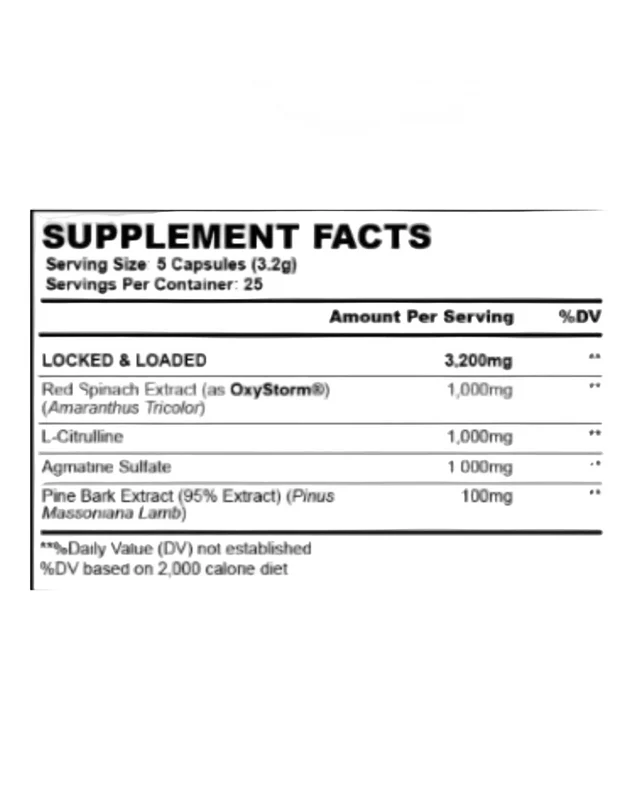 LOADED Pump Capsules - Call For In Store Pricing