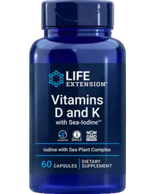 Vitamins D & K with Sea-Iodine