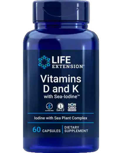 Vitamins D & K with Sea-Iodine