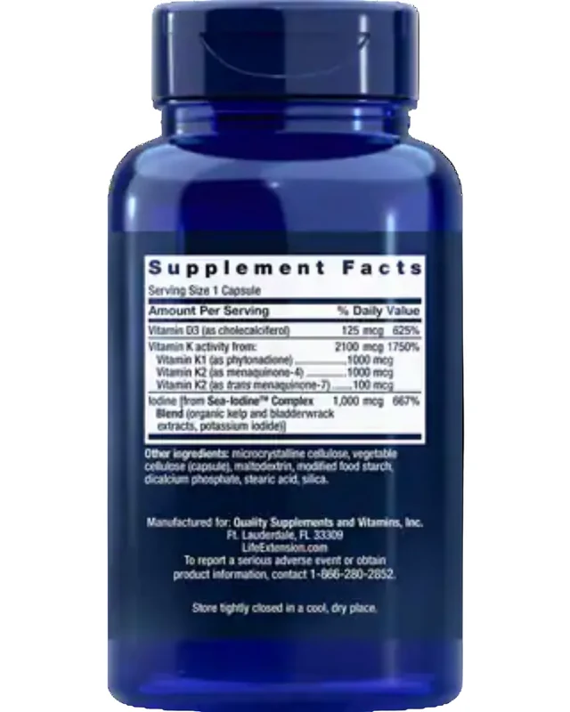 Vitamins D & K with Sea-Iodine