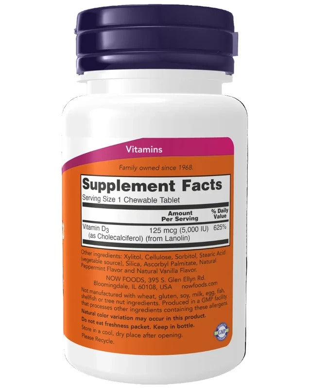 Vitamin D-3 5,000 iu chews (0358)