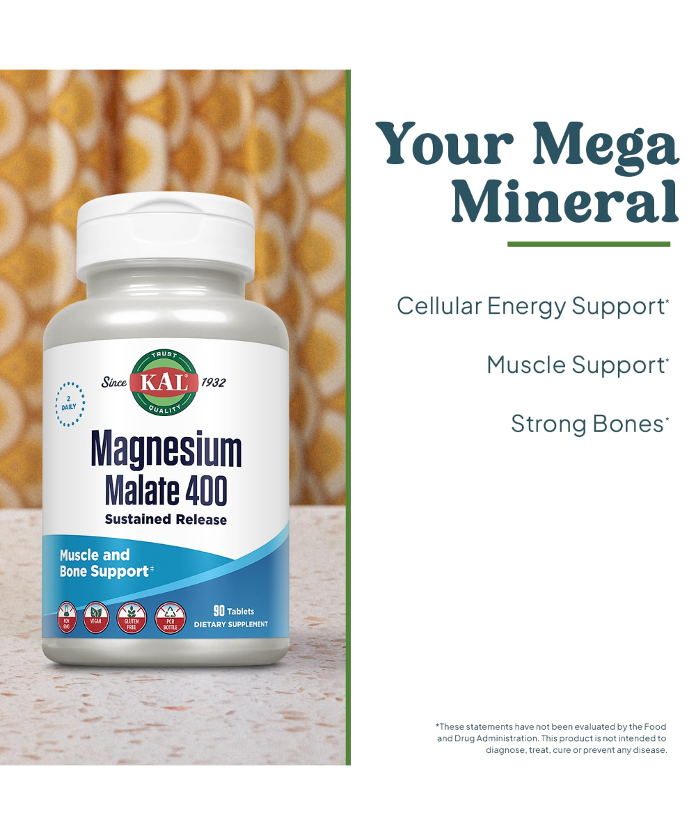 Magnesium Malate 400mg Sustained Release