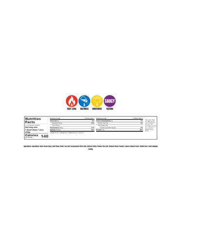 Wicked Cutz Beef Sticks Case/12