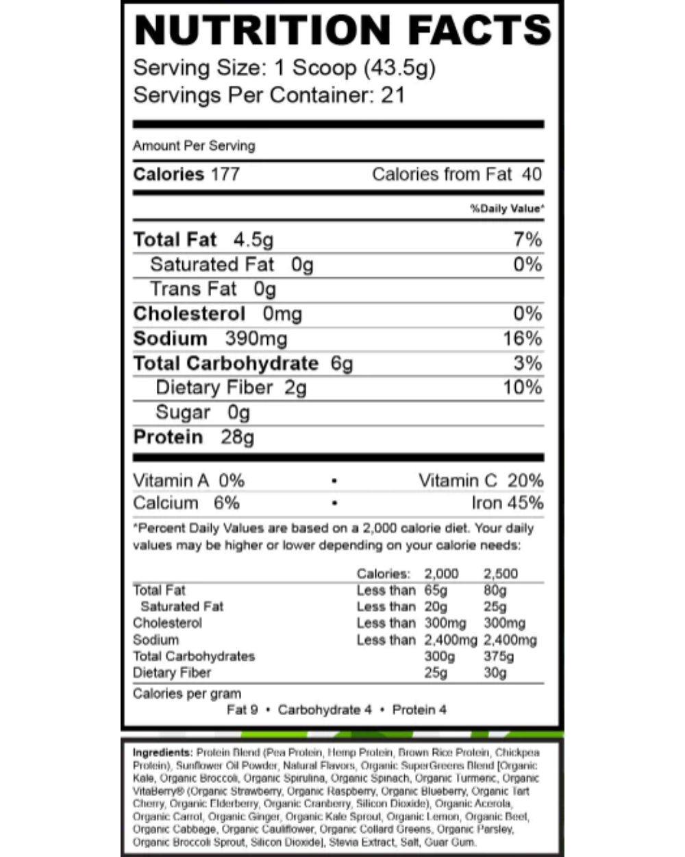 2lb Phyto Perfect (Plant Based) - Call For In Store Pricing