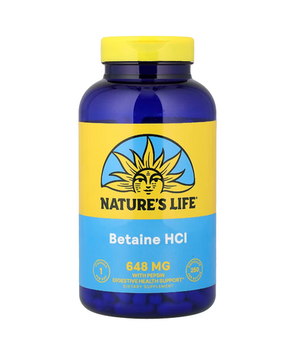 Betaine HCL 250 caps