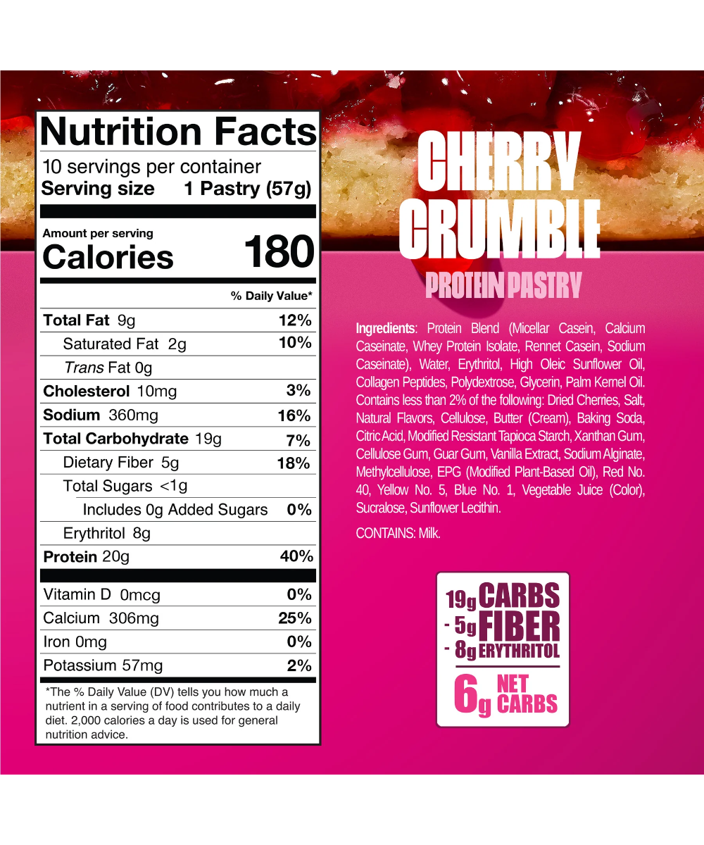 Tasty Pastry Case/10 (Legendary Foods)