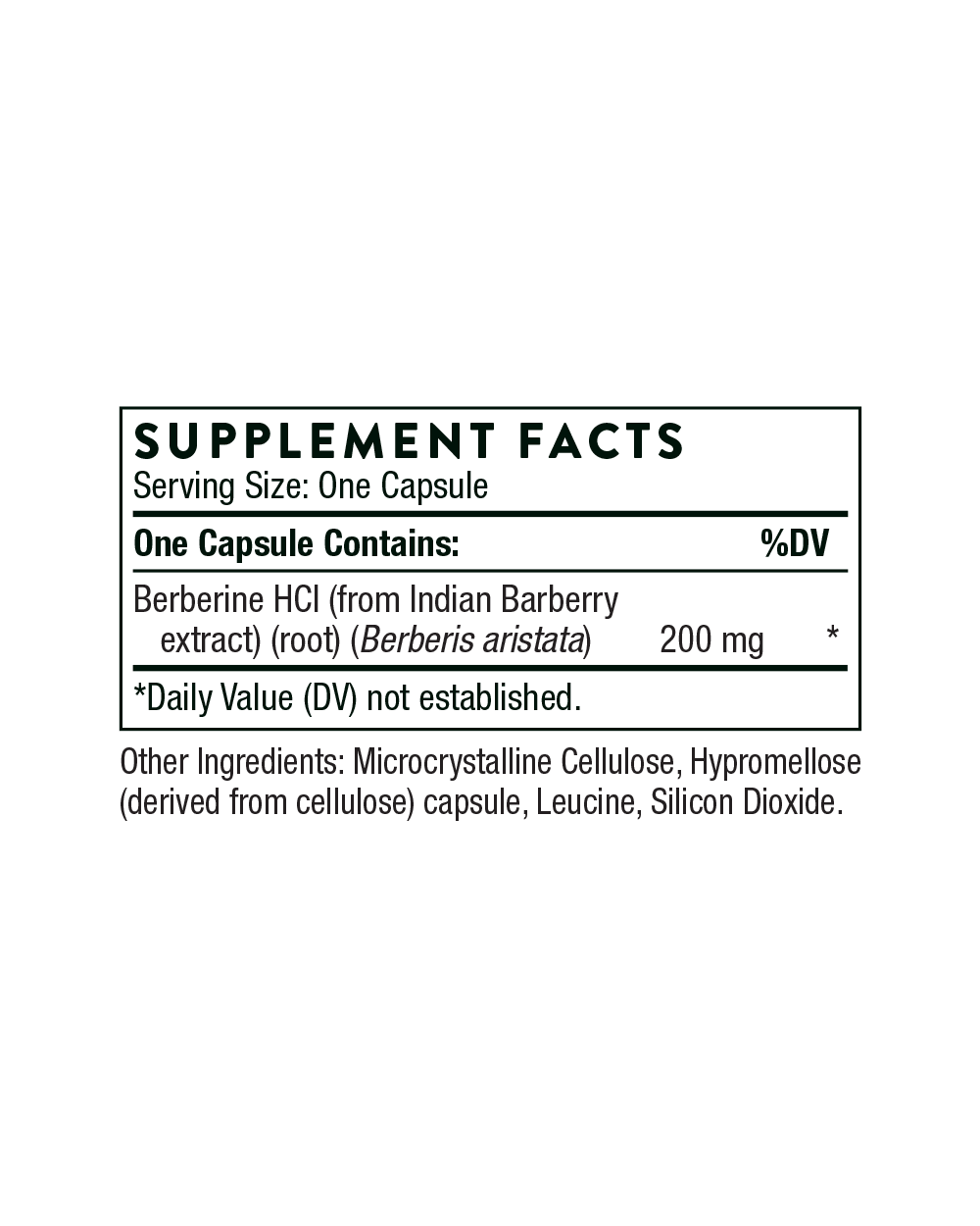 Berberine 200mg (Thorne)