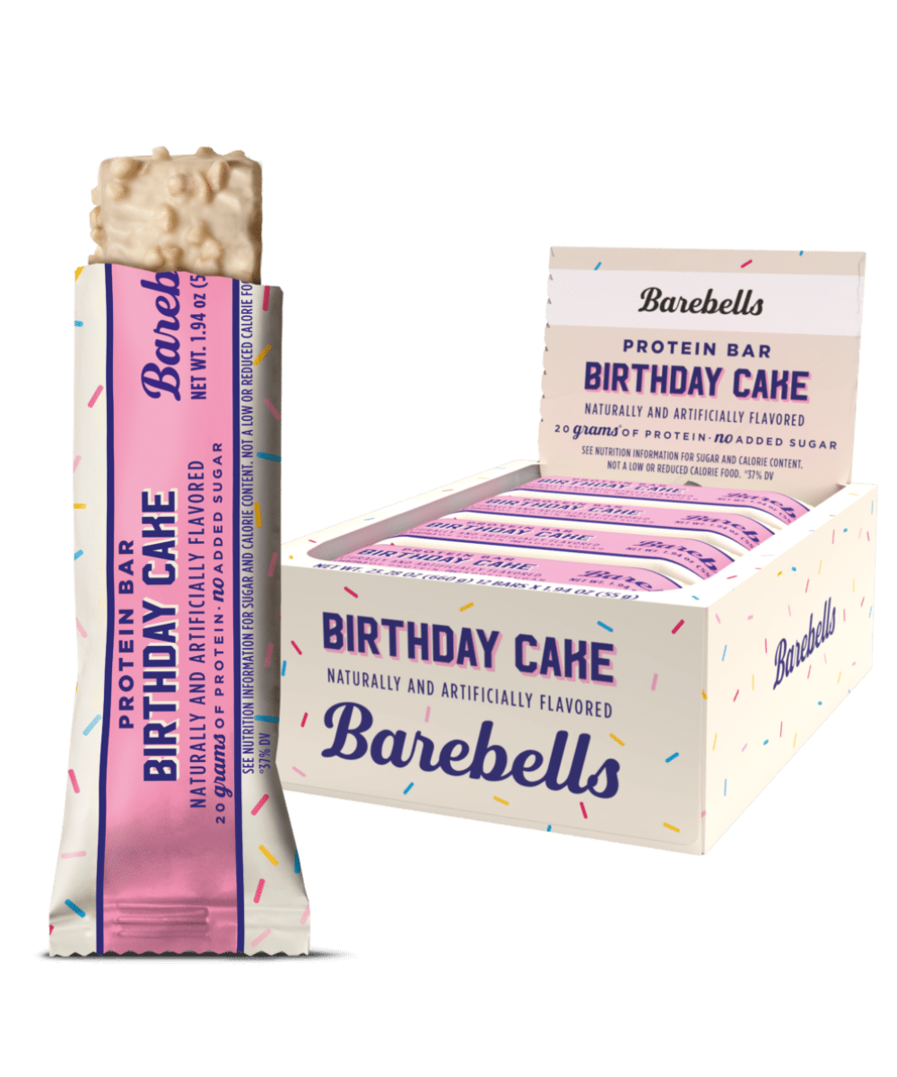 Barebell Protein Bar Birthday Cake