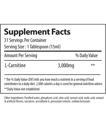 L Carnitine 3000 (Alpha Supps)