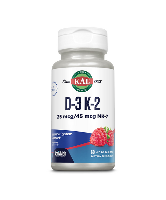 25mcg D3 + 45mcg K2