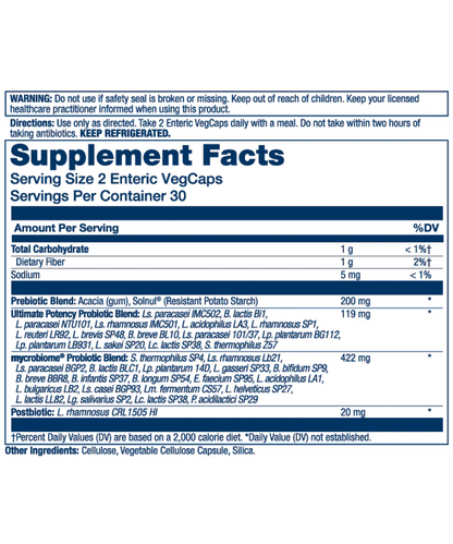 Complete Probiotic Ultimate Potency Solaray