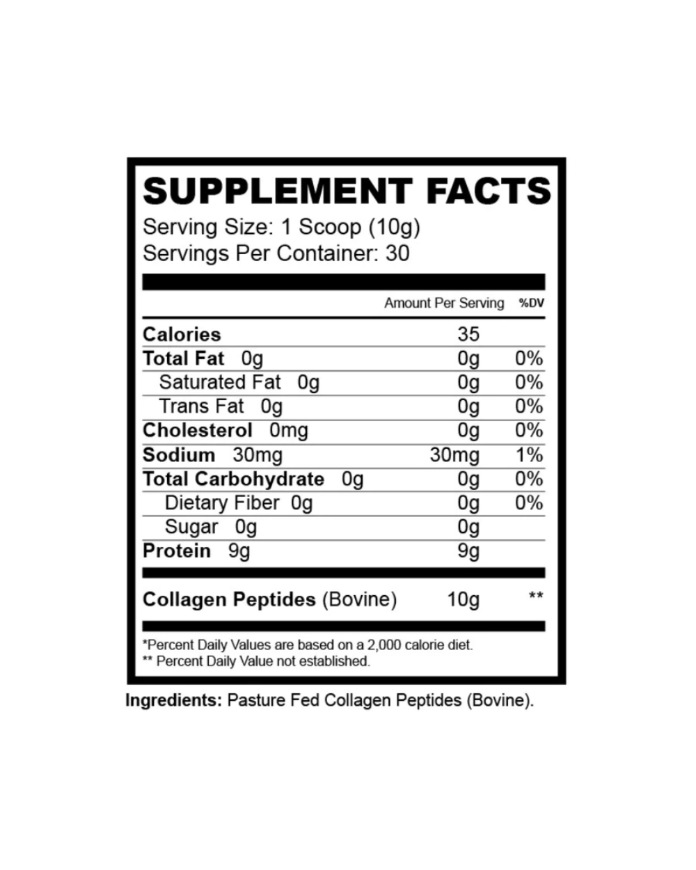 Hydrolyzed Collagen (Pasture Fed) - Call For In Store Pricing