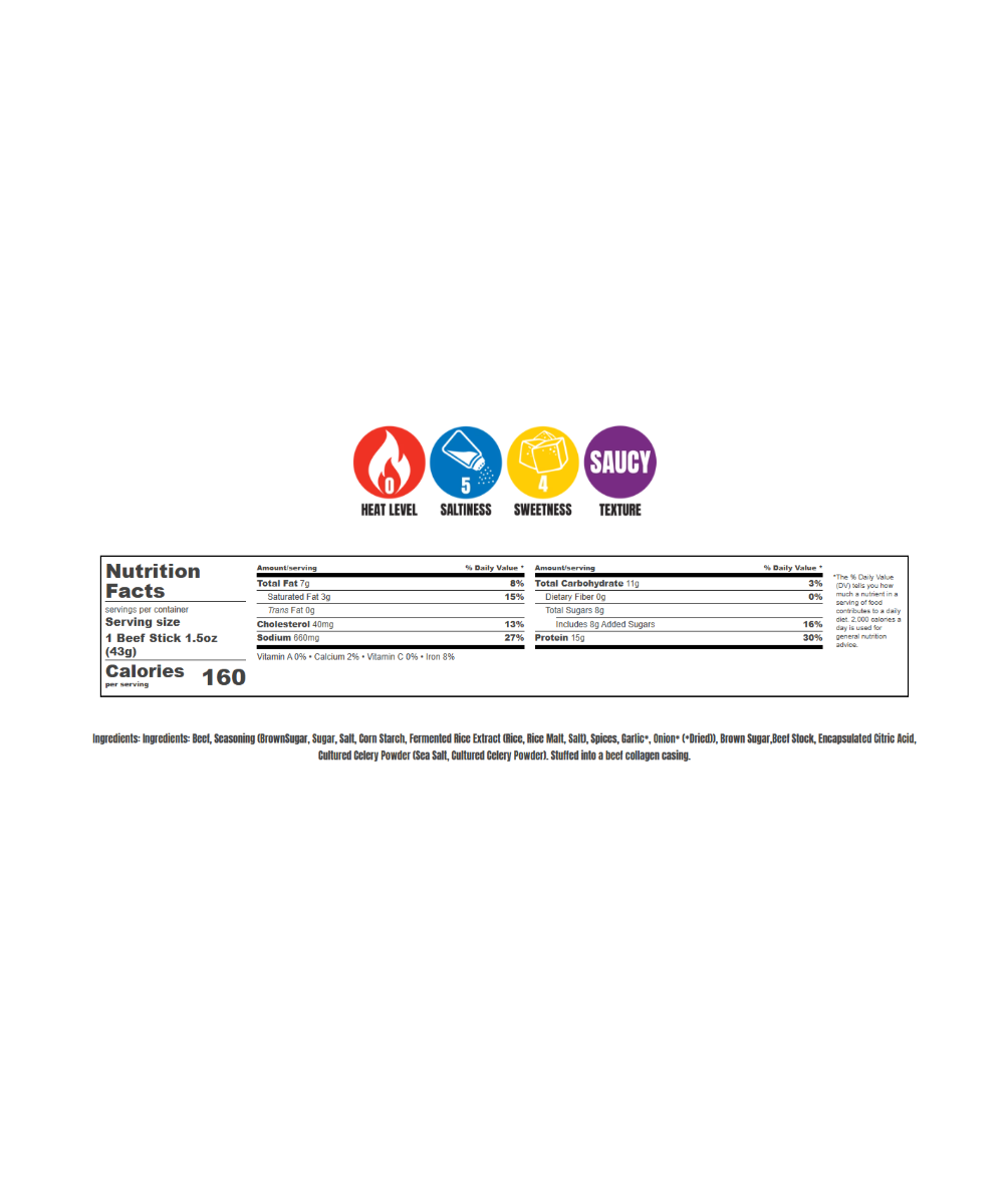 Wicked Cutz Beef Sticks Case/12