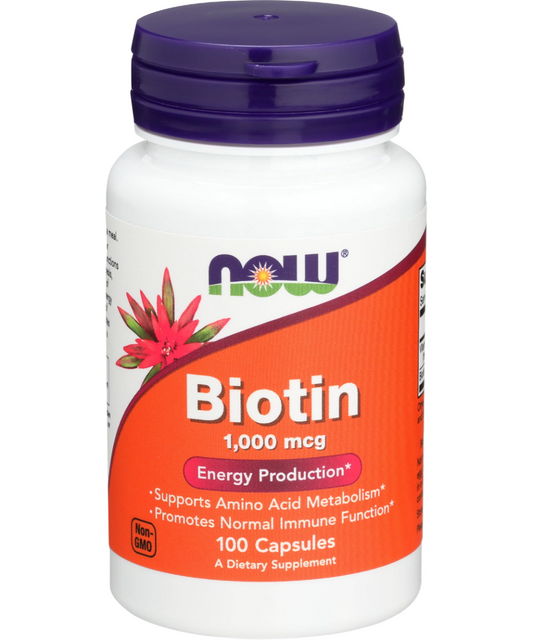 Biotin 1000mcg 100caps