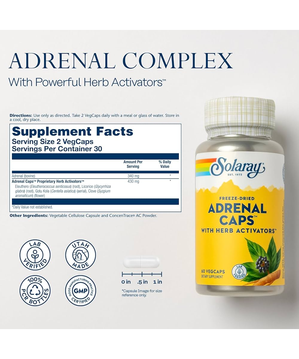 Adrenal Caps w/ Herb Activators