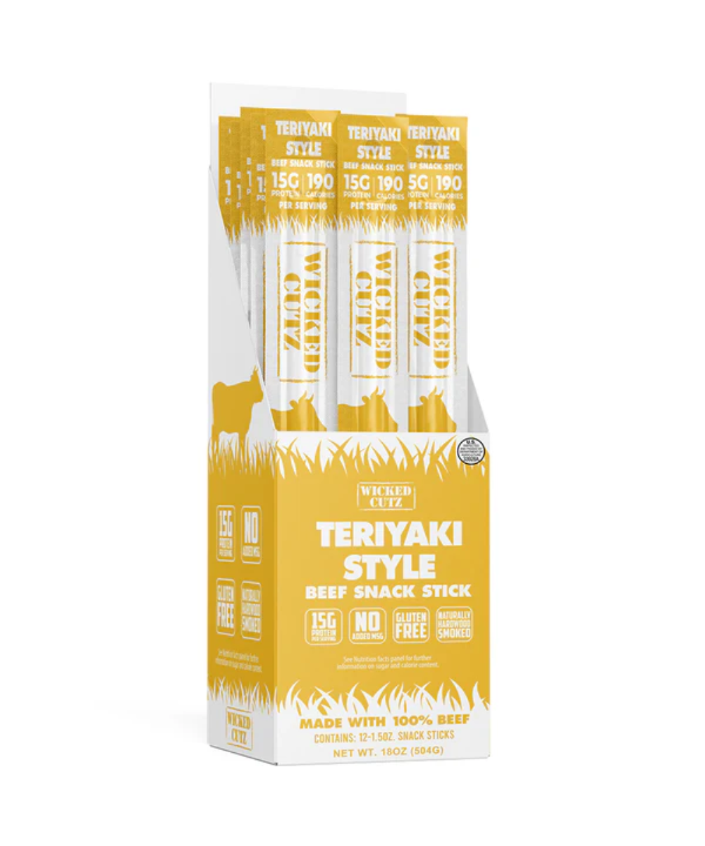 Wicked Cutz Beef Sticks Case/12