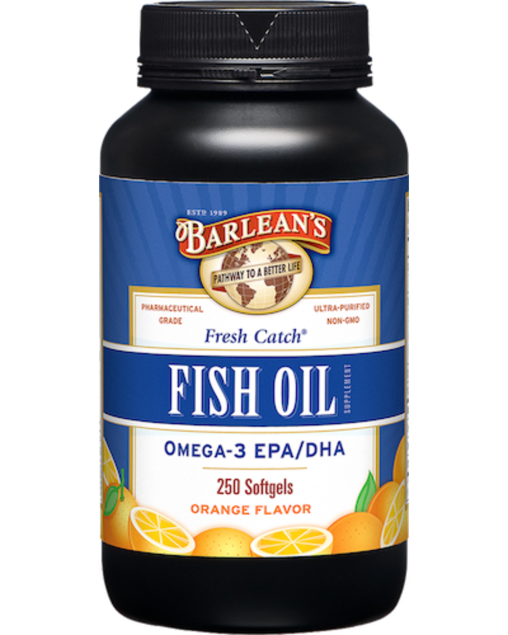 Barleans fish oil 250ct