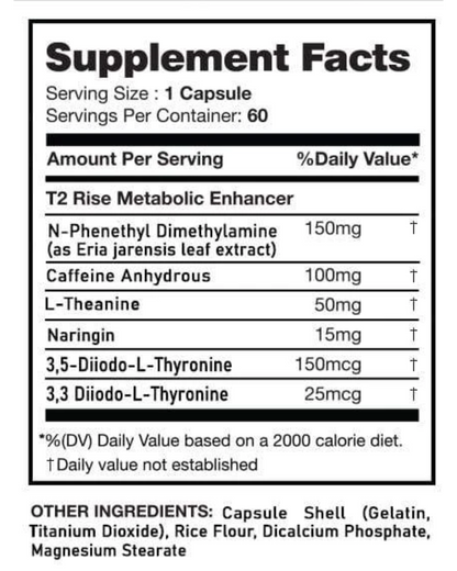 T2-RISE LOW STIMULANT VERSION