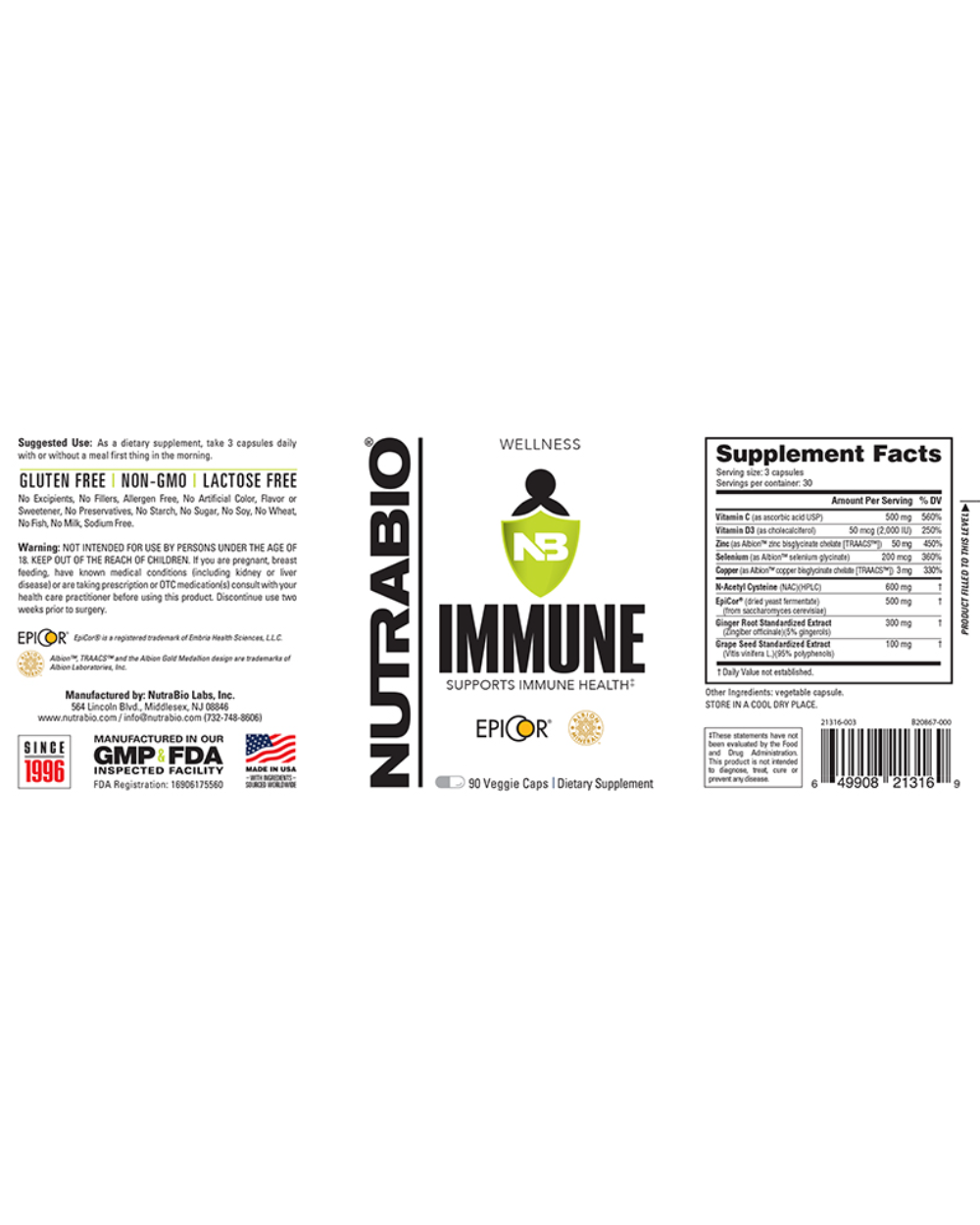 Immune + (Nutrabio)