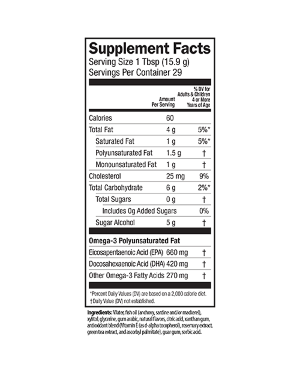 Omega Swirl Pina Colada Fish oil