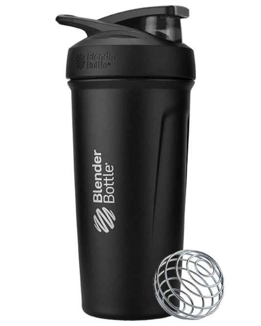 Strada Stainless Steel Blender bottle assorted colors