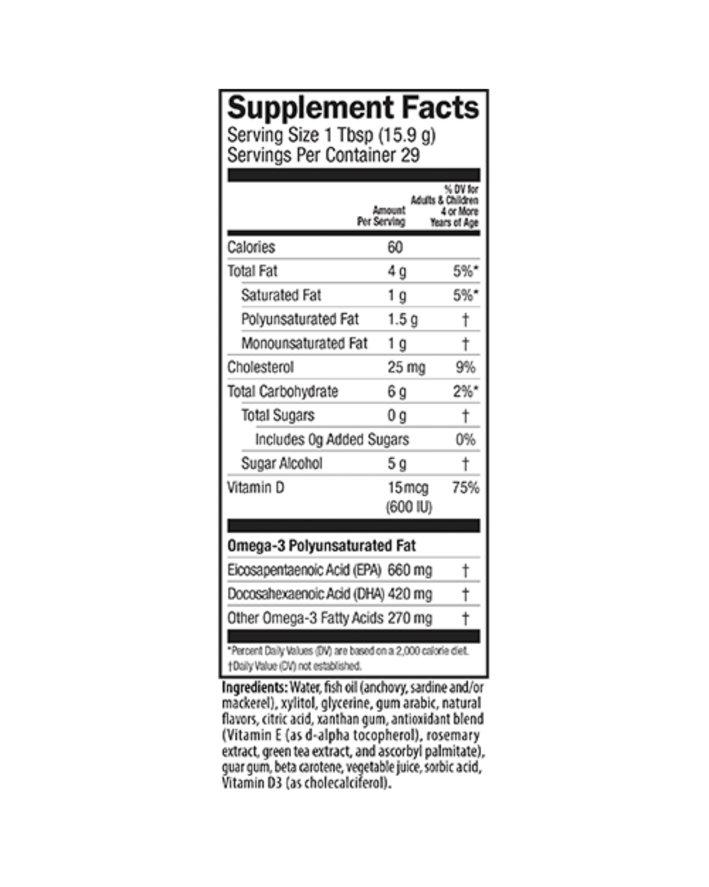 Omega Swirl Mango Peach Fish oil