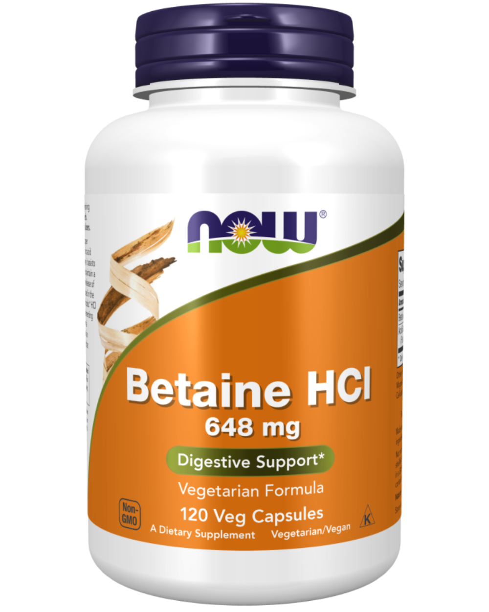 Betaine HCL 120caps (NOW)