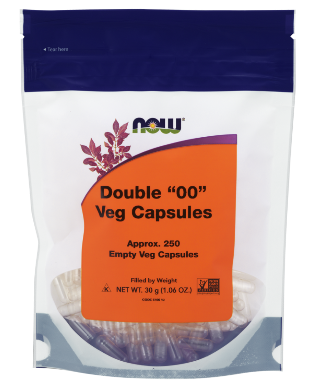 Vegan empty capsules Double "00"