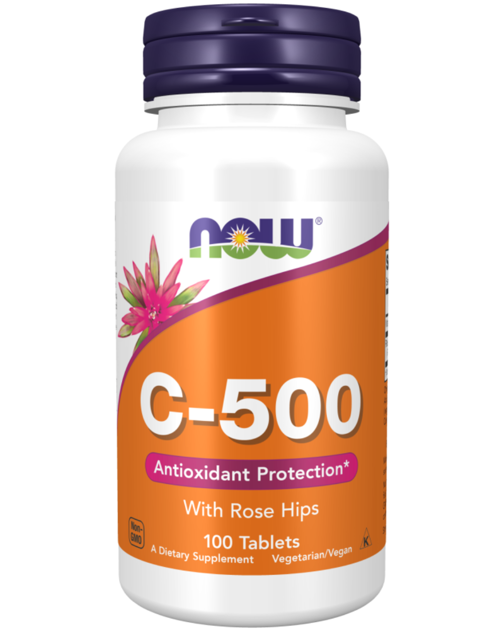 Now Vitamin C-500 W Rose Hips (0670)