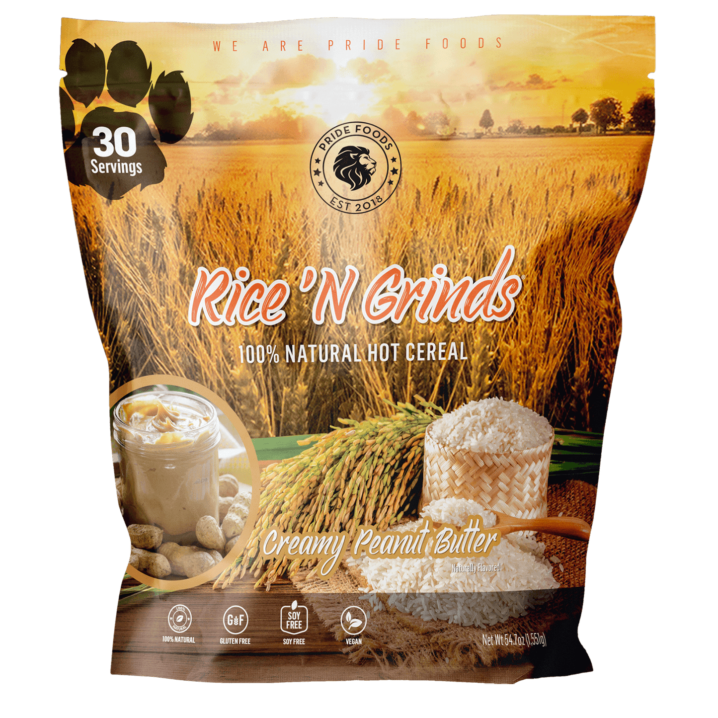 Pride Foods Rice N Grinds (30 Serving)