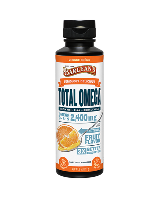 Barleans Orange Creme 8oz Fish Oil