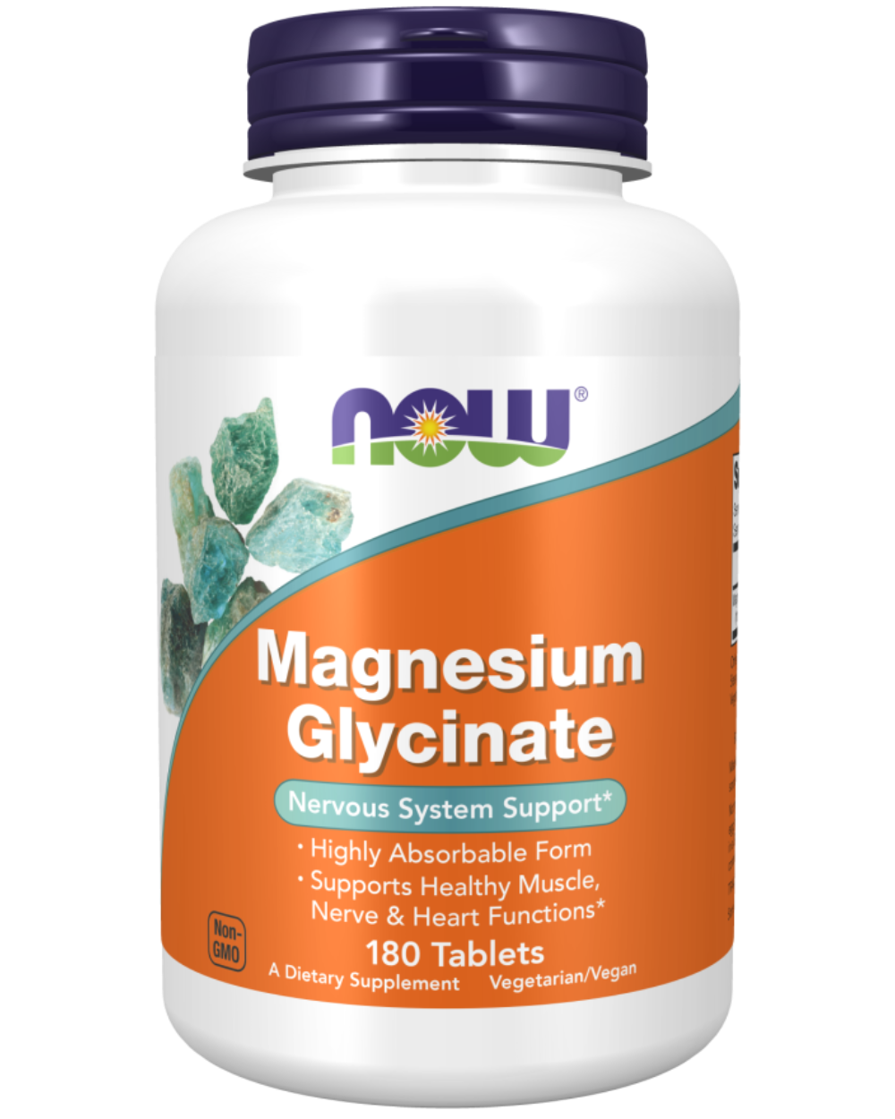 Magnesium Glycinate 180 Tablets (NOW)