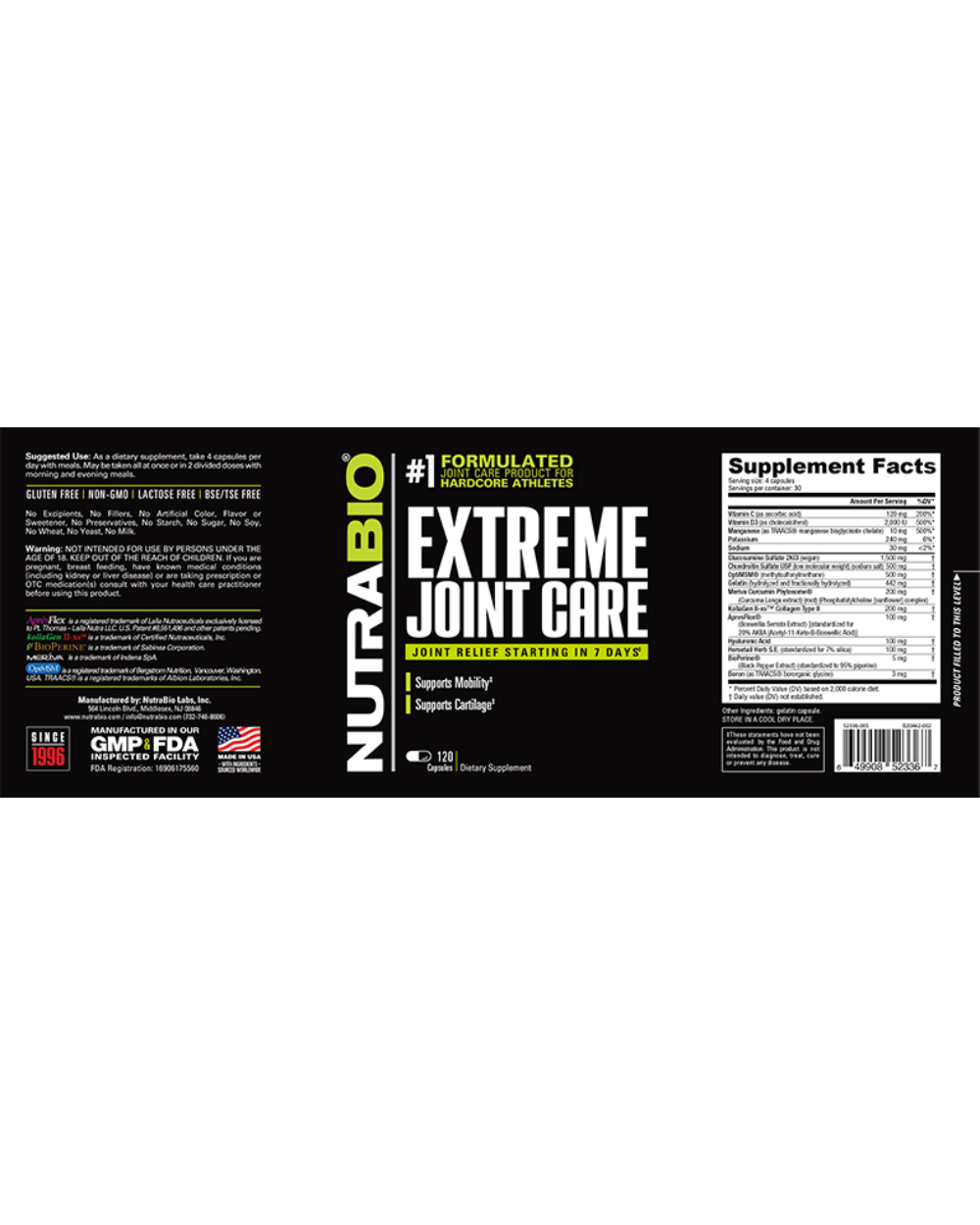 Extreme Joint Care (NutraBio)