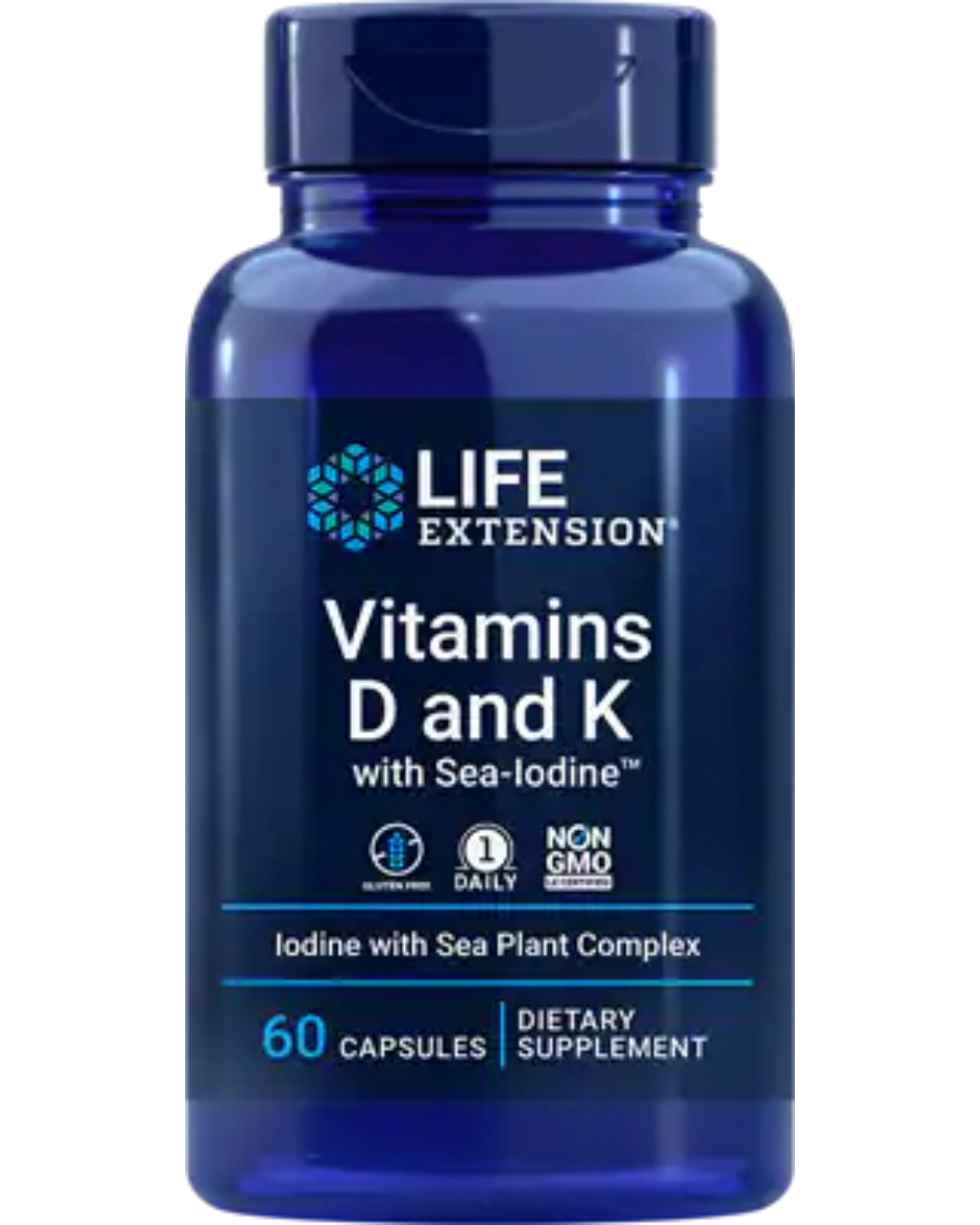 Vitamins D & K with Sea-Iodine