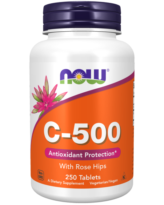 Now Vitamin C-500 W Rose Hips (0672)